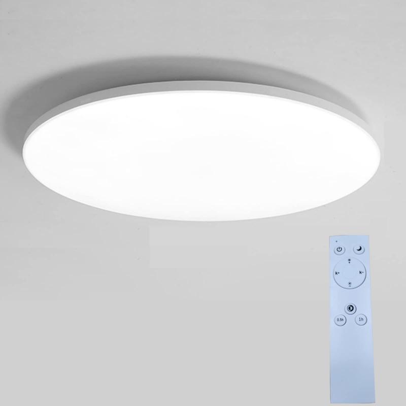 LEDシーリングライト 6畳 Iseebiz 30W リモコン付き led照明 天井照明 常夜灯モード 調光調色 (1個)