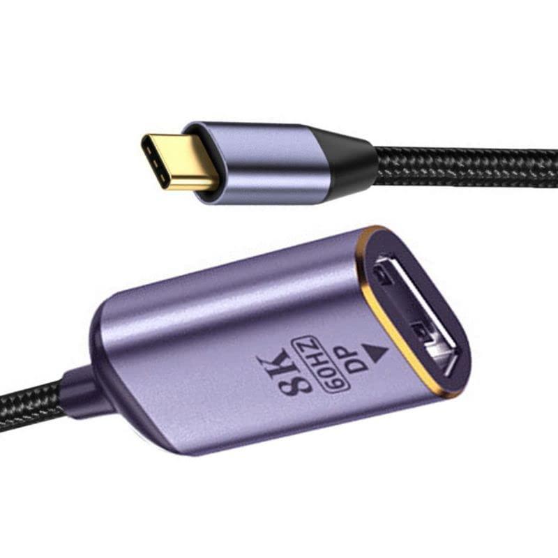 Cablec USB 4 USB-C Type-CプラグソースHDMI 2.0マザーケーブルディスプレイ8 K 60 HZ UHD 4 K HDMIディスプレイケーブル (USB-C to DP c