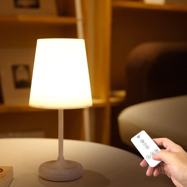 卓上ライト ベッドサイドランプ 授乳ライト ナイトライト LED おしゃれ タッチ機能 リモコン USB充電式 デスクライト コードレス 目に優