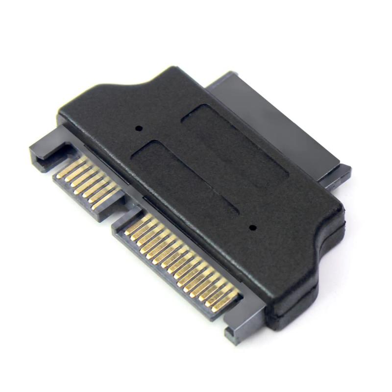 Chenyang USB 3.0 to 7+6 13ピン スリムライン SATA ケーブル アダプター ノートパソコン CD DVD ROM 光学ドライブ用 (ブラック 13P SATA