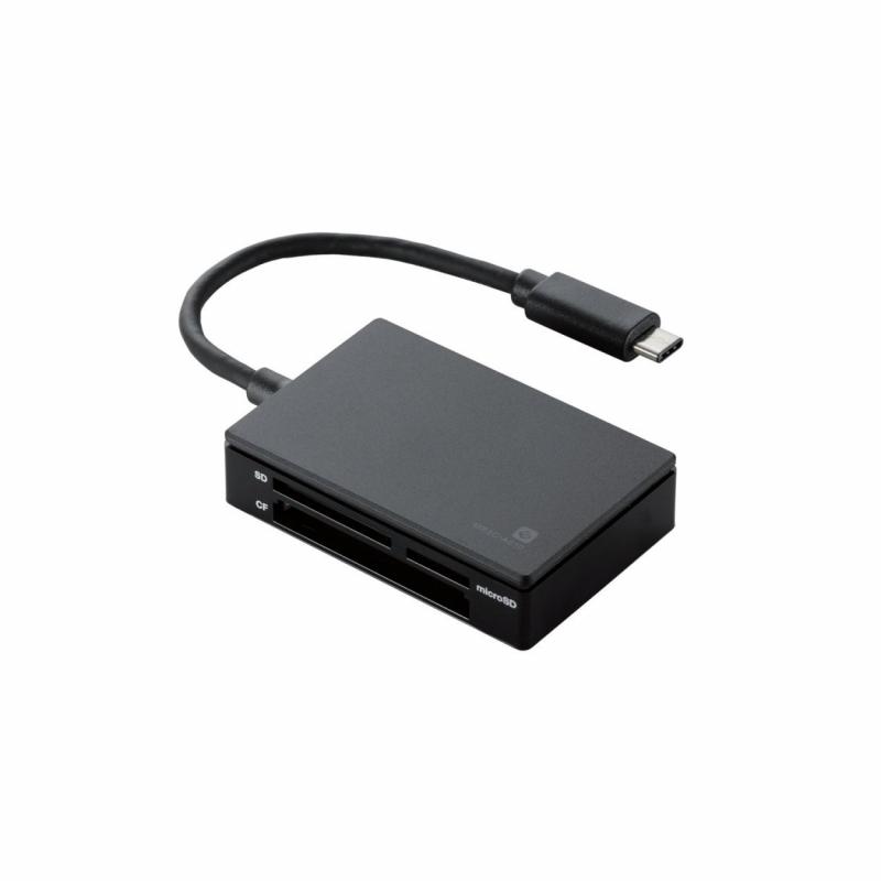 エレコム カードリーダー USB type-C USB3.1 Gen1 9倍速転送 (Mac向け)