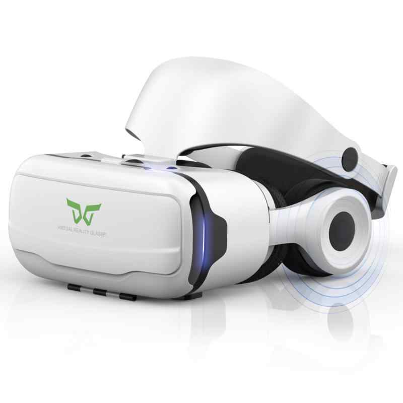 2023次世代 VRゴーグル】 VRヘッドセット VRグラス VRヘッドマウントディスプレイ ヘッドホン付 スマホ用 3Dメガネ 非球面光学レンズ VR