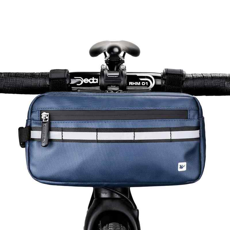 J-Power 自転車 フロントバッグ ハンドルバッグ 2L〜12L 多機能自転車バッグフレームバッグ 軽量 前カゴ 収納アクセサリー 容量調節可能
