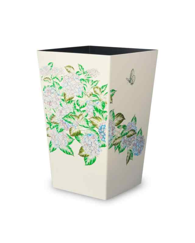 TATSU-CRAFT（タツクラフト） 蒔絵調 ダストボックス 角型 ごみ箱 おしゃれ キッチン リビング 小さい スリム 角 蓋なし フタなしゴミ箱