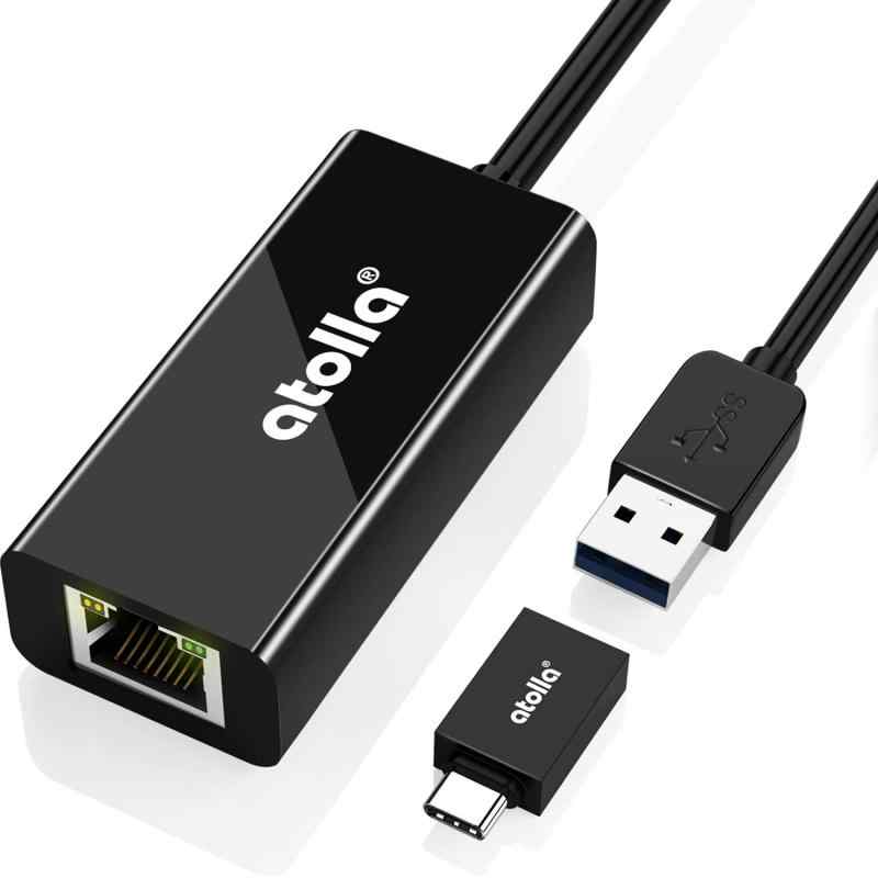 atolla Switch有線LANアダプター USB LAN 変換アダプター USB To RJ45 1Gbps高速通信 USB3.0 Type-C LANケーブル イーサネットアダプタ