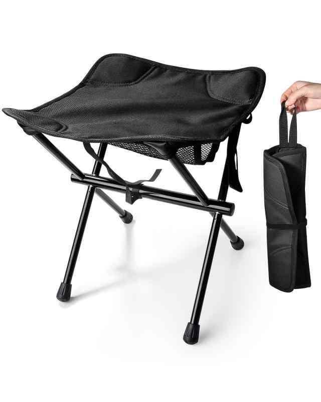 RUNCTY アウトドアチェア コンパクト 折りたたみ椅子 キャンプイス 3way使用 軽量 耐荷重100kg アルミ製 携帯便利 組み立て簡単 お釣り