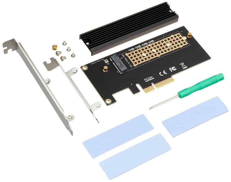アイネックス(AINEX) ヒートシンク搭載 M.2 NVMe SSD変換PCIeカード AIF-10