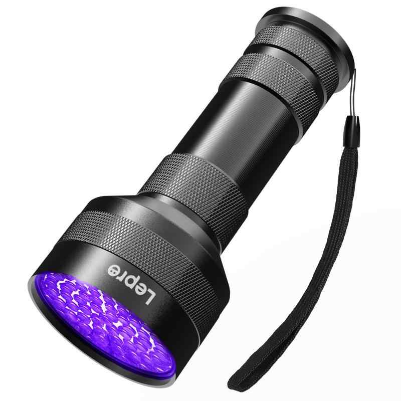 Lepro ブラックライト led 紫外線ライト 51LED 高出力タイプ UVライト レジン用 硬化ライト 紫外線 395nm アルミ合金材質 レジン用硬化ラ