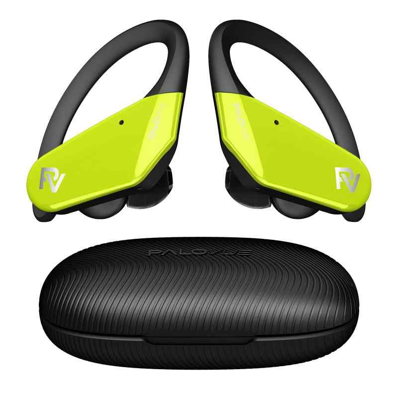 PALOVUE aptX ワイヤレスイヤホン Earbuds Bluetooth 5.2ヘッドフォンとCVC8.0ノイズキャンセリングイヤホン スポーツ用4つのマイク付き