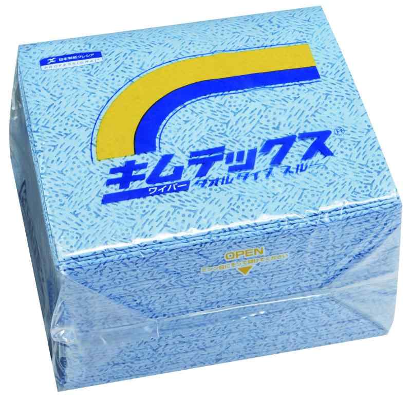 【ケース販売】 クレシア キムテックス タオルタイプ ブルー 50枚/束 ×12束入 60732