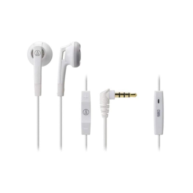 オーディオテクニカ イヤホン インナーイヤー型 iPod/iPhone/iPad専用 ホワイト ATH-C505i WH