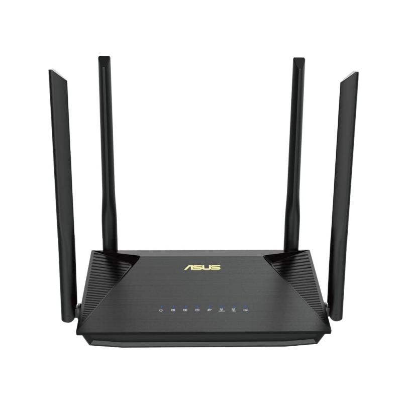 ASUS WiFi 無線 ルーター WiFi6 1201+574Mbps v6プラス/ OCNバーチャルコネクトに対応デュアルバンド RT-AX1800U (A) メッシュ & セキュリ