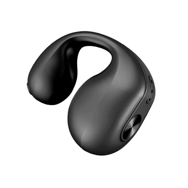 Bluetooth5.3イヤホン 片耳イヤホン 左右耳兼用 耳に挟むイヤホン 耳を塞がないイヤホン イヤーカフ型 落下防止 ジョギング適用 ハンズフ