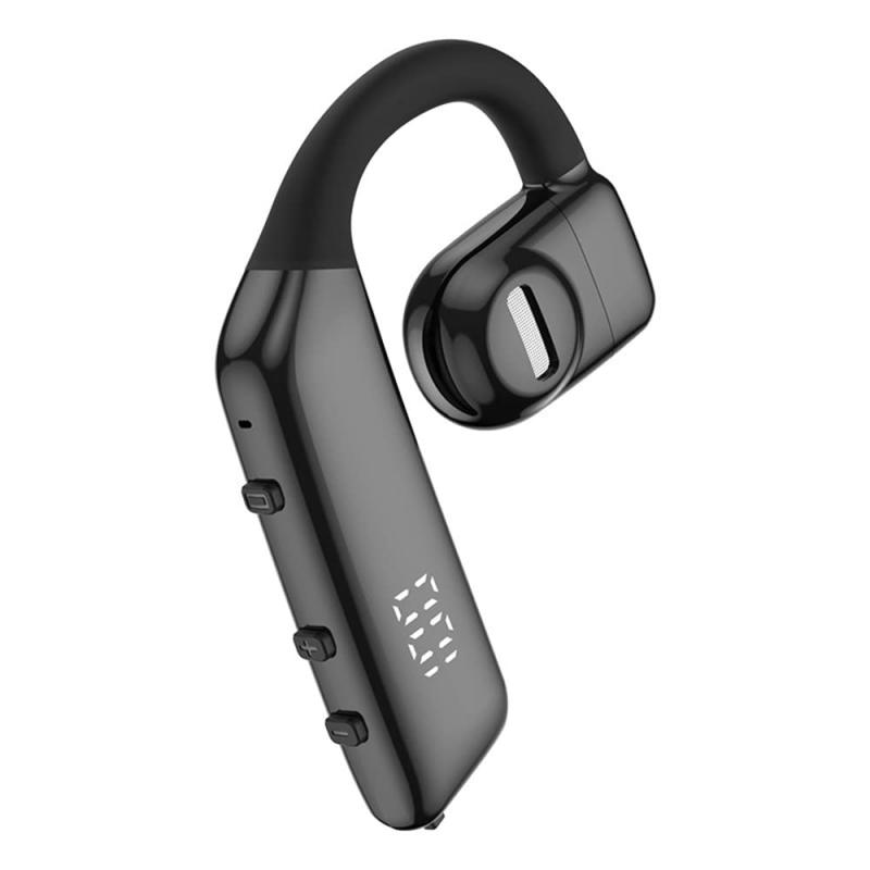 【2023新登場 Bluetooth5.3 耳を塞がない】片耳イヤホン LED電池残量表示 20H再生 ワイヤレスイヤホン 耳掛け式イヤホン Bluetooth Type-