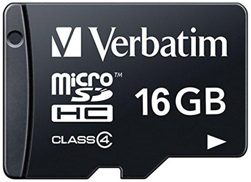 三菱ケミカルメディア Verbatim microSDHCカード 16GB Class4 MHCN16GYVZ2