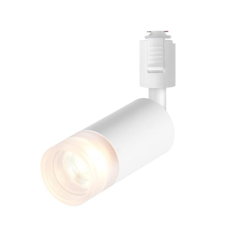 スポットライト LED一体型 ダクトレール用スポットライト ライティングレール用 取付簡単 角度調節可能 (ホワイト, 3000K 電球色)