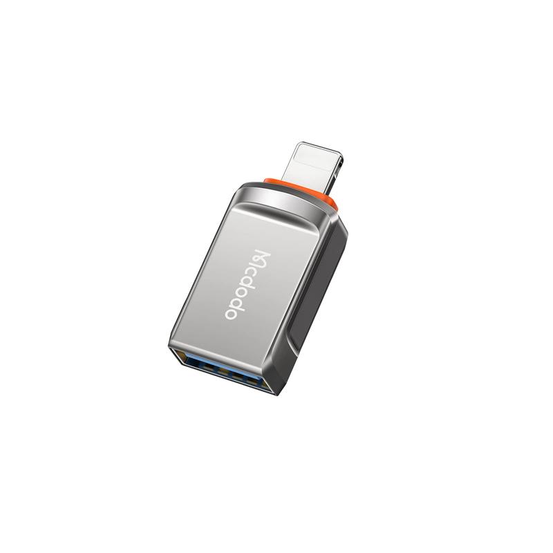 Mcdodo USB-A 3.0 to ライトニング 変換アダプタ OTG機能対応 5.0Gbps 高速データ転送 即座アクセス 携帯電話/タブレットの拡張 安定した