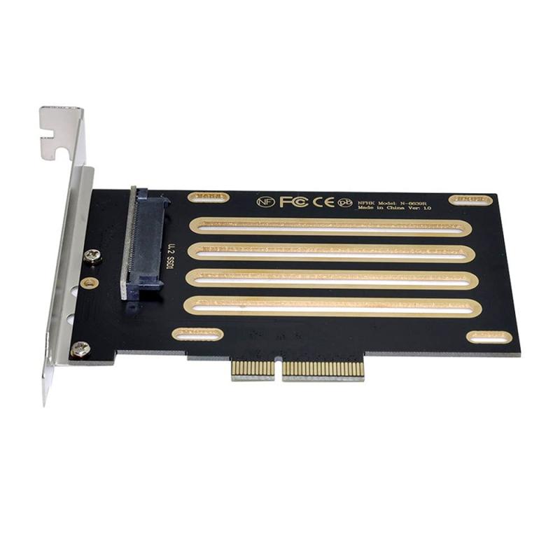 xiwai PCI Express 4.0 X1 レーン to U.2 U.3 キット SFF-8639 マザーボード用ホストアダプター PM1735 NVMe PCIe SSD (U.2からPCIE 4Xま