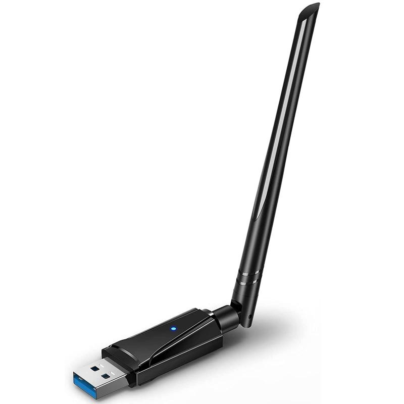 VAVIICLO WiFi 無線LAN 子機 1300Mbps USB3.0 アダプタ 5GHz/2.4GHz デュアルバンド 5dBi 超高速通信 802.11ac/n/a/g/b技術 Windows 11/1