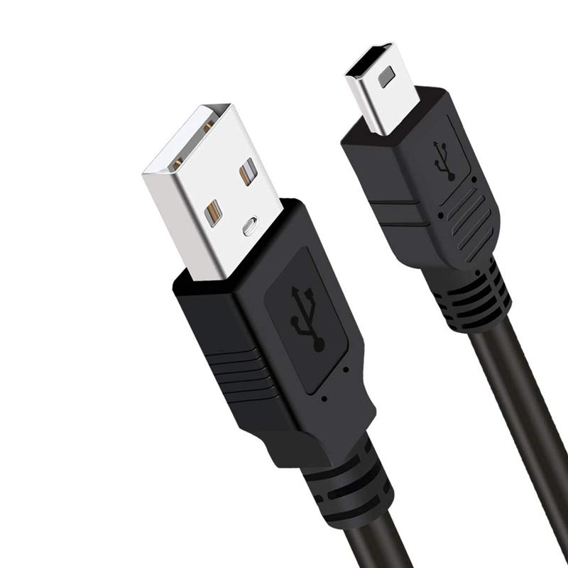 PS3充電ケーブル SLEIJAOOE【1本 1.8M】USB A miniB オスオス USB miniB ケーブル コントローラー ケーブル USB2.0 デジカメ、PS3 コント