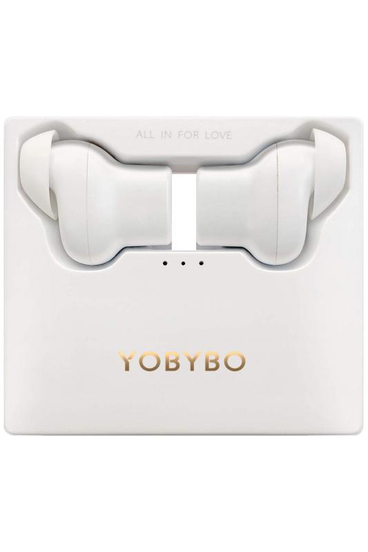 ワイヤレスイヤホン カナル型 薄型【YOBYBO NOTE20】bluetooth イヤホン 小型 薄い 小さい 防水 片耳 通話 可愛い (ホワイト)