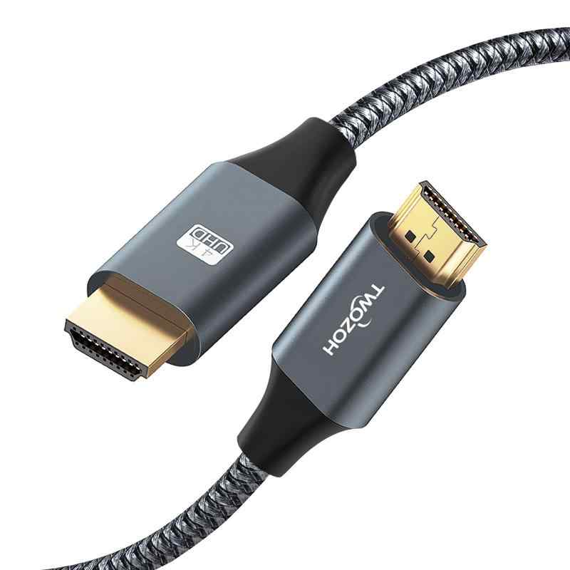 HDMIケーブル Twozoh HDMI 2.0 規格 4K UHD @60Hz対応 4K 2160p(UHD) /440p (QHD) /1080p (HD) 高速イーサネット 編み組の HDMI ケーブル