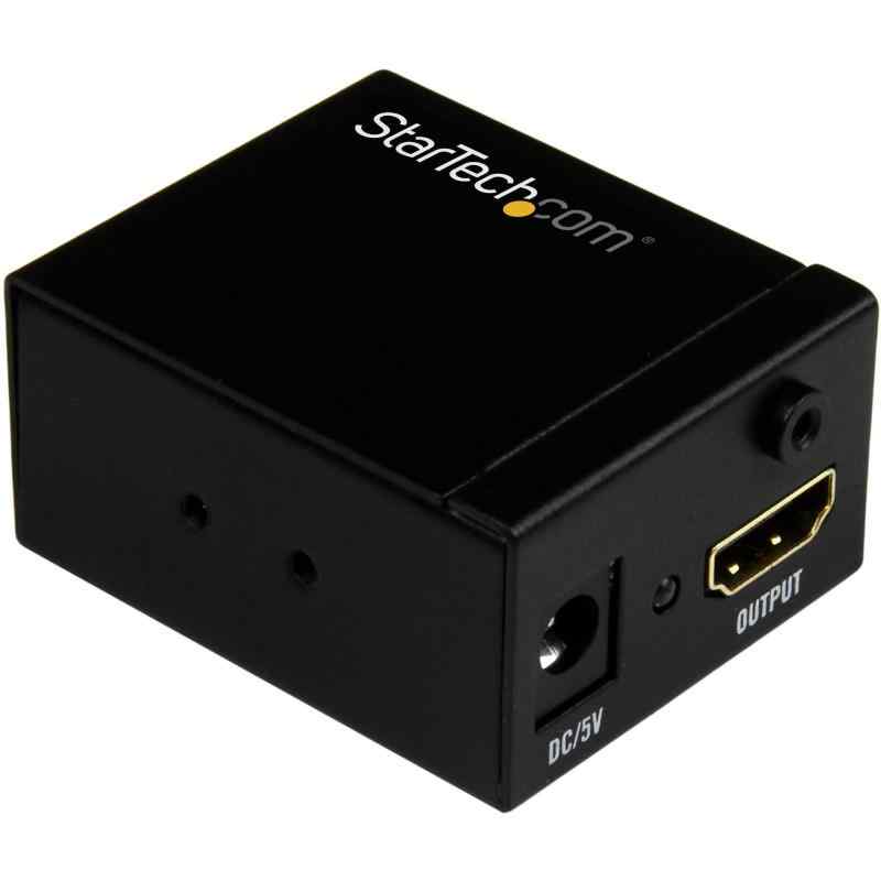 StarTech.com HDMI リピーター(信号増幅器・イコライザー内蔵) 1080pで最大35m延長できるHDMIブースター HDBOOST