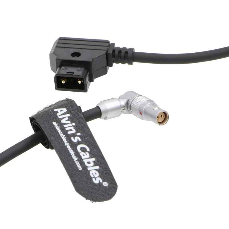Alvins Cables 電源ケーブル レッド コモドカメラ用 回転可能 直角 2ピンメスからDタップLタイプコード