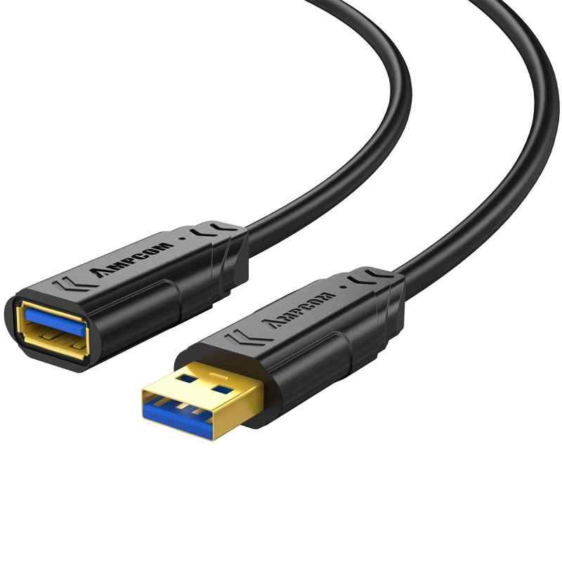 AMPCOM USB延長ケーブル (0.5M)