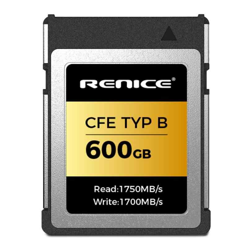 RENICE CFexpress Type B メモリーカード pSLCシリーズ 持続読み出し速度1750MB/s コンパクトフラッシュ タイプb 未加工 6K、8Kビデオ録