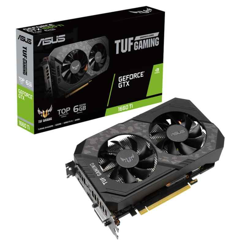 ASUS TUF Gaming GeForce GTX 1660 Ti EVO 搭載ビデオカード TOP Edition 6GB GDDR6 TUF-GTX1660TI-T6G-EVO-GAMING