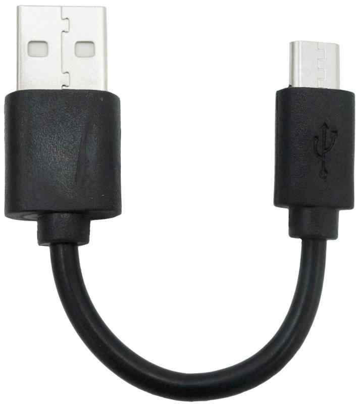 オーディオファン microUSBケーブル 充電専用 USB-A tomicroUSB 短い ケーブルの長さ(5cm) ブラック