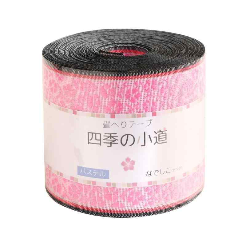日本紐釦貿易(Nippon Chuko) 手芸用畳へり なでしこ ピンク 巾8cm×10m巻 1巻 HER523 和手芸 和手芸材料 畳へりテープ