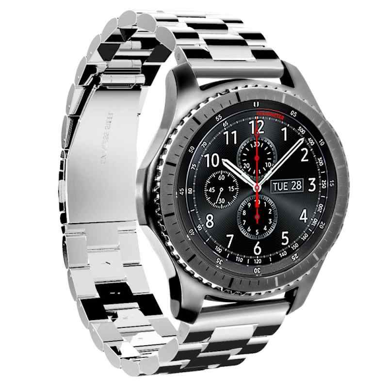 for HOCO. サムスン Samsung GearS3 Classic/Frontier Huawei Watch GT ステンレス製 22mmベルド 交換ストラップ 留め金 精密制作 替えバ