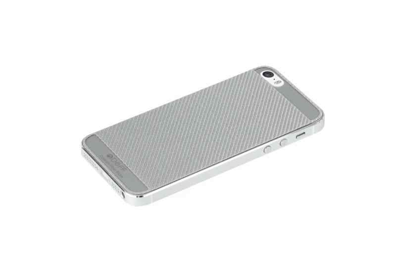 Deff 【iPhone 5/5s対応】 Carbon Plate for iPhone 5/5s DCB-IP51Cシリーズ (シルバーカーボン)