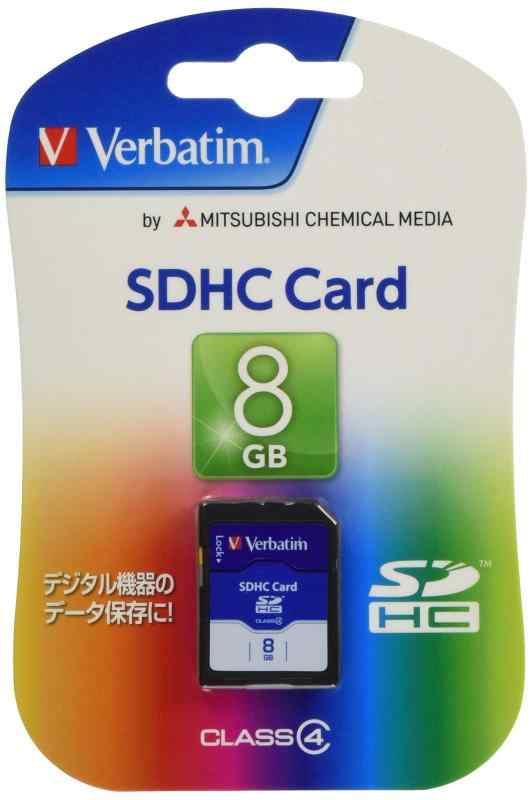 三菱ケミカルメディア Verbatim SDHCメモリカード 8GB Class4 SDHC8GYVB2