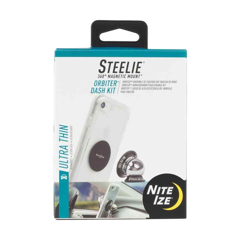 Nite Ize Steelie マウントキット - スマートフォン用マグネット式カーダッシュマウント (オービター, ダッシュ)