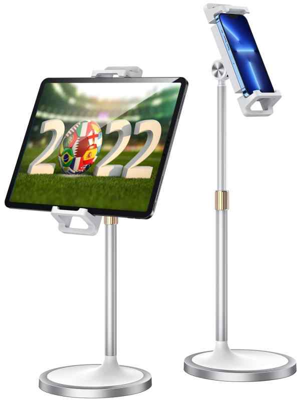 タブレット スタンド DesertWest iPad スタンド 【厚いケース対応】 タブレット置き台 航空級アルミ製 ipad stand タブレットすたんど 高