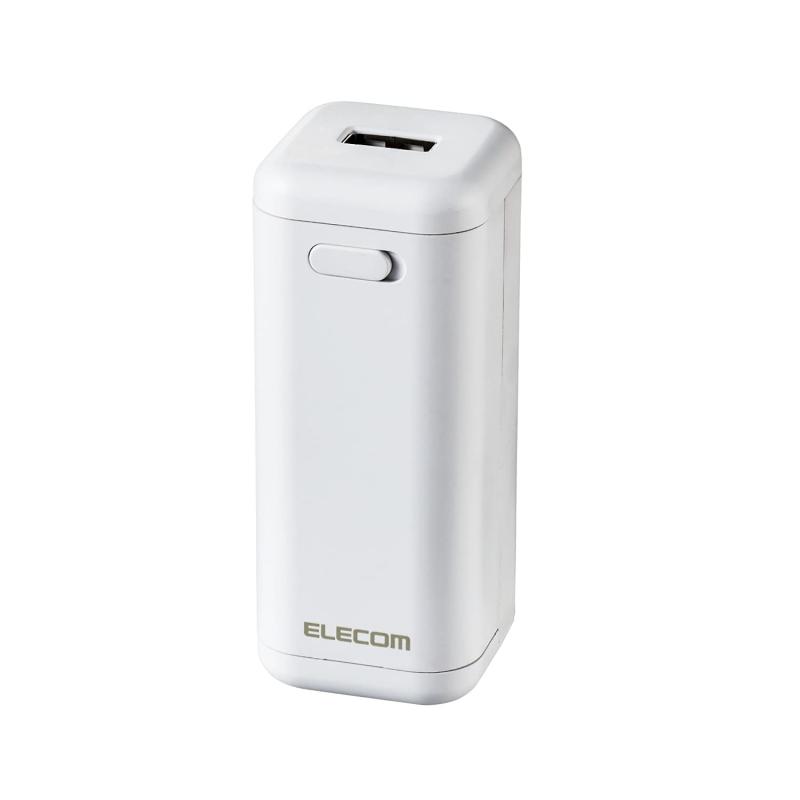 エレコム 乾電池式 単3電池×4本付属 (ホワイト)