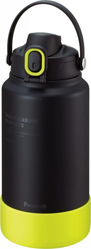 ピーコック魔法瓶工業 ステンレスボトル 大容量 1.5L 〜 2L 直飲み ステンレス 魔法瓶 水筒 AJG-R型 (2.0L)