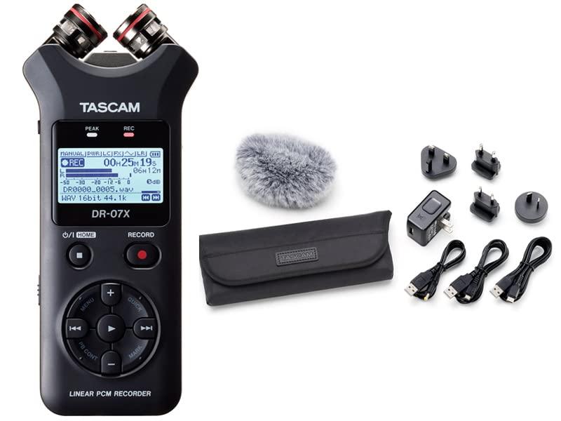 【アクセサリーパック/AK-DR11G mk3セット】TASCAM タスカム - USB オーディオインターフェース搭載 ステレオ リニアPCMレコーダー DR-07