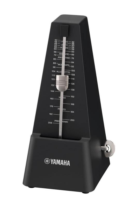 ヤマハ(YAMAHA) メトロノーム ブラック MP-90BK 定番の三角錐スタイル マット仕上げにより指紋が付きにくい仕様 ゼンマイ駆動