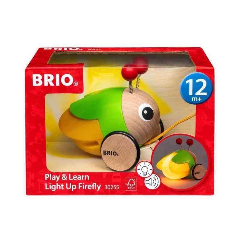 BRIO (ブリオ) プルトイ ホタル 対象年齢 1歳~ (引き車 引っ張るおもちゃ 木製 知育玩具) 30255