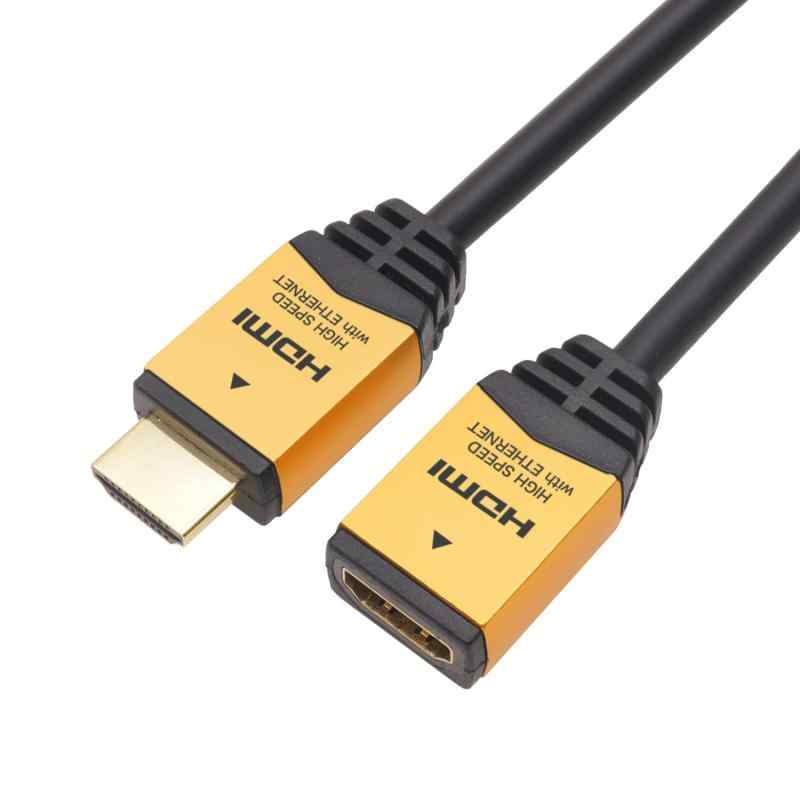 ホーリック HDMI延長ケーブル (ゴールド, 0.5m, 標準)