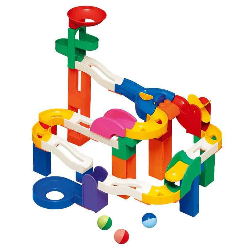 トイローヤル(Toyroyal) コロコロコースターDX ギミックパーツ付き ( ブロック遊び / コロコロ遊び ) 知育玩具 大きなパーツ ボールコー