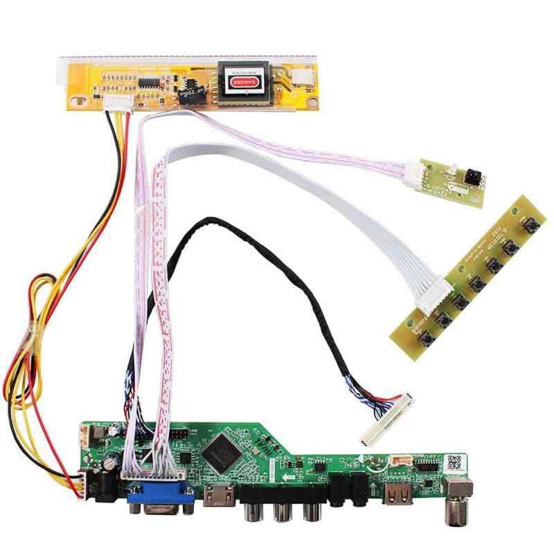 VSDISPLAY HDMI VGA AV USB LCDコントローラ基板 対応 15.6インチ 16インチ LP156WH1 LTN156AT01 N156B3 B156XW01 LTN160AT01 液晶パネル