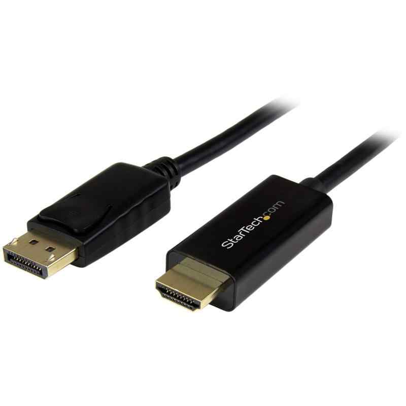 DisplayPort - HDMI 変換アダプタケーブル／2m／DP 1.2 - HDMI ビデオ変換／4K30Hz／ディスプレイポート - HDMI 変換コード／DP - HDMI
