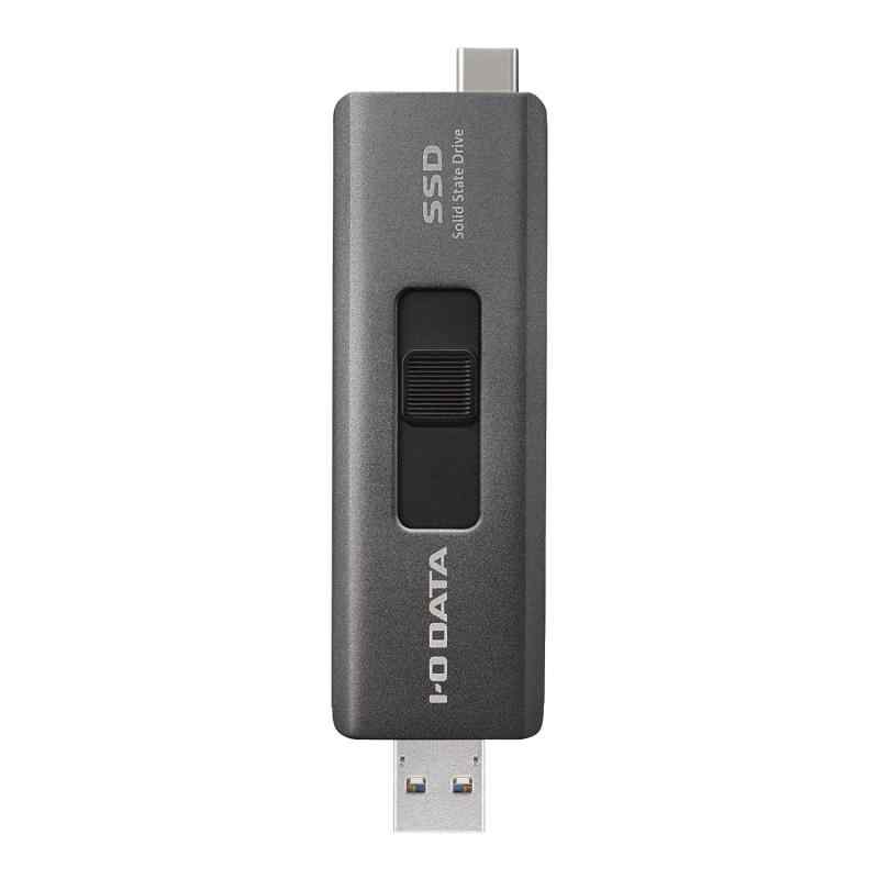 アイ・オー・データ IODATA スティックSSD 2TB USB-A & USB-C搭載 小型 ポータブル【iPhone15動作確認済み/iPad//Mac/PS5】USB 3.2 Gen 2対