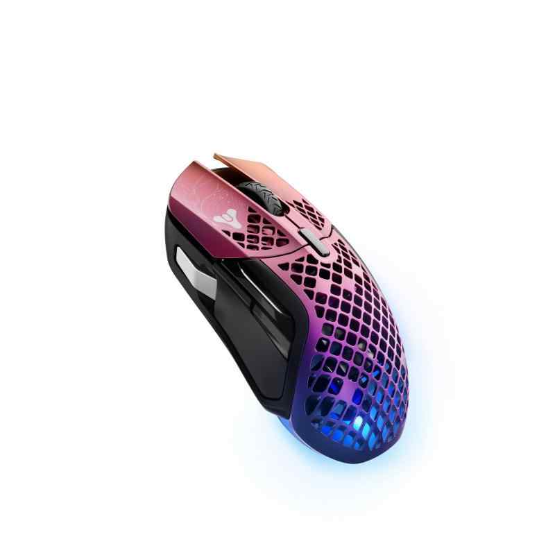 SteelSeries ゲーミングマウス 無線 ワイヤレス Aerox 5 Wireless Destiny 2 光の終焉 Edition 超軽量 9ボタン 高速反応 防滴防塵 IP54規