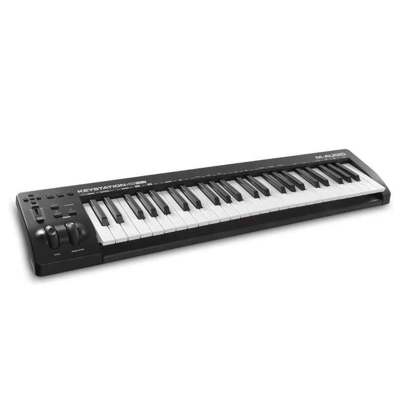 M-Audio USB MIDIキーボード ベロシティ対応49鍵盤 DAWの操作 ピアノ音源 音楽制作 ソフトウェア付属 Keystation49 MK3